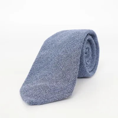 Stropdas (Blauw) van Eton Polyamide, Viscose, Wol