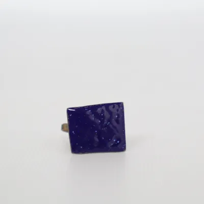 Boutons de manchette (Bleu) Métal inconnu