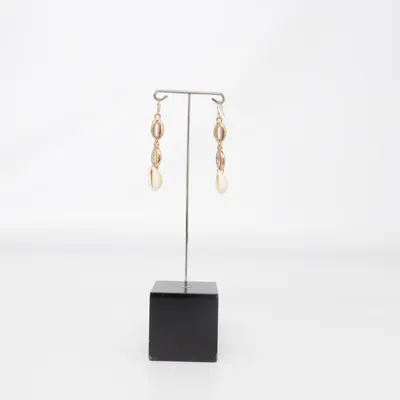 Boucles d'oreilles (Or, Beige) de Bijou Brigitte Métal inconnu