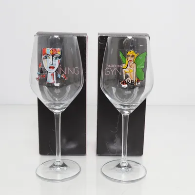 Wijnglas (Transparant) van Carolina Gynning