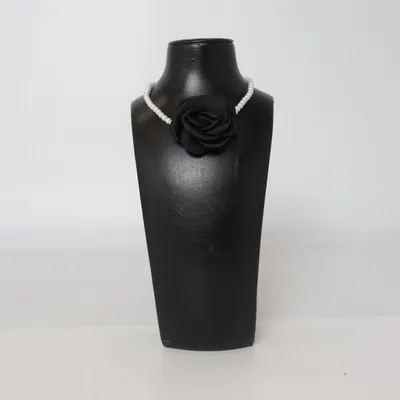 Choker (Zwart, Wit) van Montini Onbekend materiaal