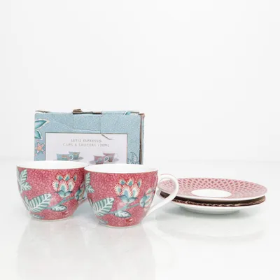 Espressokop (Pink, Flerfarvet) fra Pip Studio
