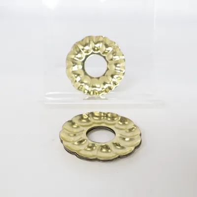 Ljusmanschett (Guldfärgad)