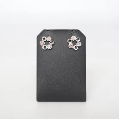 Boucles d'oreilles (Argent, Rose, Violet) de Allison Métal inconnu