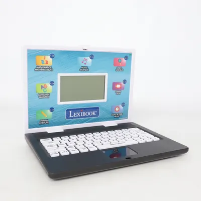Toy computer (Black, Blue, White) from Lexibook