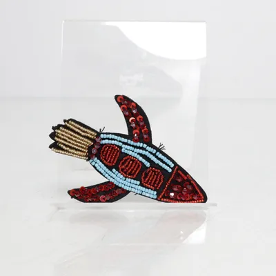 Broche (Sort, Flerfarvet) Ukendt metal