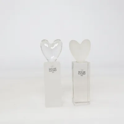 Candle holder (Heart) from Holmegaard