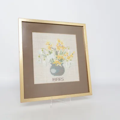Tableau brodé