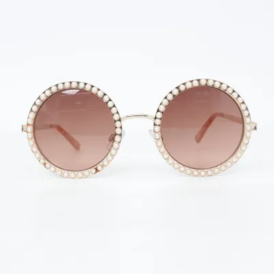 Sunglasses (Brown, White) from H&M