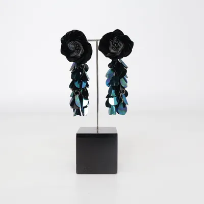 Earrings (Black, Blue, Green) from Zara Unknown metal