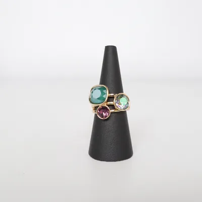 Ring (Guldfärgad, Flerfärgad) Okänd metall