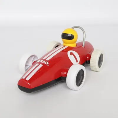 Leksaksbil (Röd, Vit, Gul) från Brio