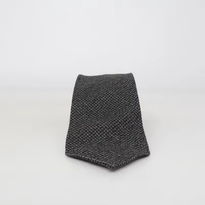 Krawatte (Grau, Schwarz) von Vitale Barberis Canonico Wolle