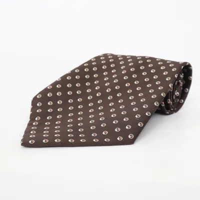 Tie (Brown, Multicolored) from Mauritz Polyester
