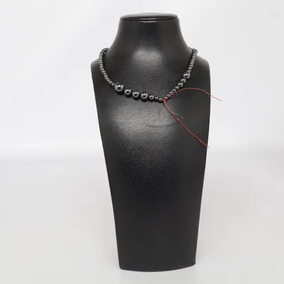 Halsband (Svart) Okänd metall