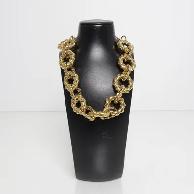 Halsband (Guldfärgad) Okänd metall