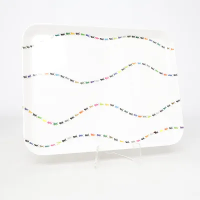 Tray (White, Multicolored) from Sandberg