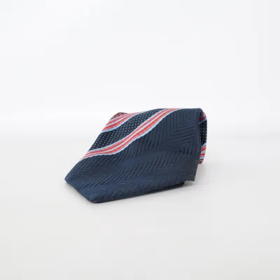 Tie (Blue, Red, White) from Excellent Polyester