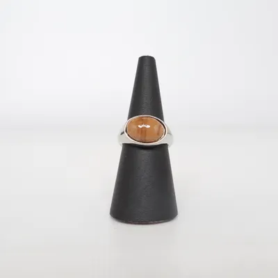 Ring (Zilver, Bruin) Onbekend materiaal