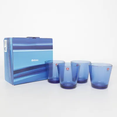 Drinking glass (Blue) from Iittala