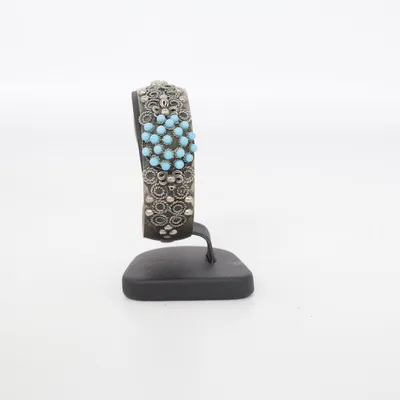 Bracelet (Turquoise, Argent) Métal inconnu