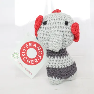 Keyring (Gray, Red, Black) from Franck & Fischer