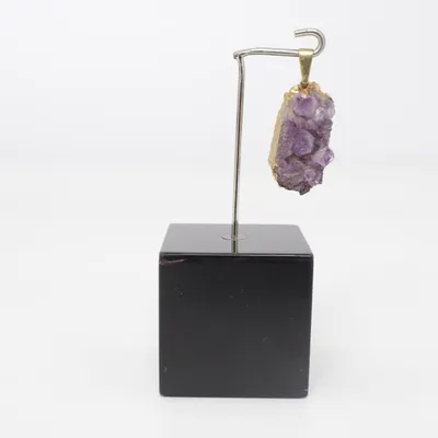 Pendant (Purple, Gold) Unknown metal