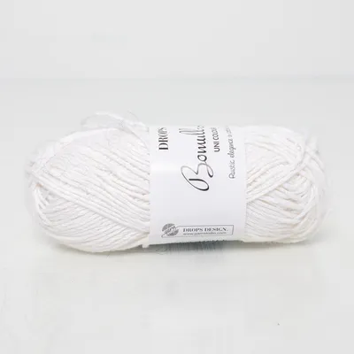 Garn (Vit) från Drops