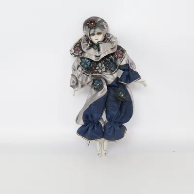 Porcelain doll (Gray, Blue, Multicolored)