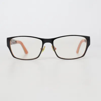 Glasses (Black, Orange)