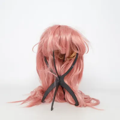 Pruik (Roze)