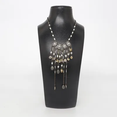 Collier (Argent, Blanc, Multicolore) Métal inconnu