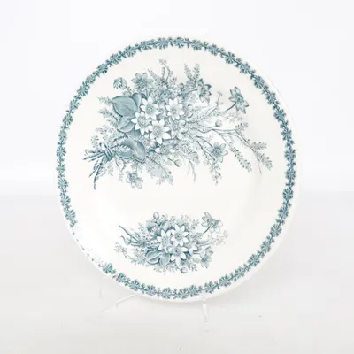 Tallrik (Blå, Vit) från Arabia
