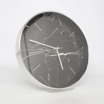 Wall clock (Black, Silver)