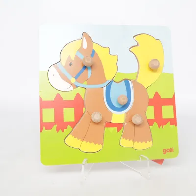 Activity toy (Brown, Blue, Green) from Goki
