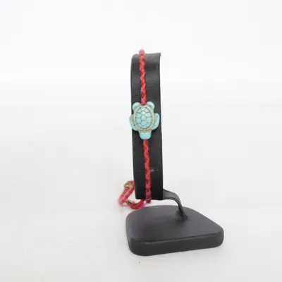 Bracelet de cheville (Rouge, Turquoise) Métal inconnu