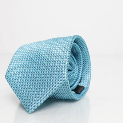 Tie (Blue, White) from Olymp Silk