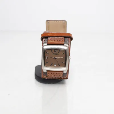 Polshorloge (Bruin, Zilver) van Fossil
