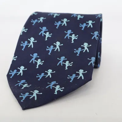 Cravate (Bleu, Multicolore) de Unicef Soie