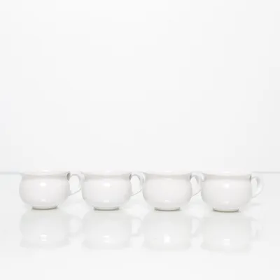 Glühwein mok (Wit) van Höganäs Keramik