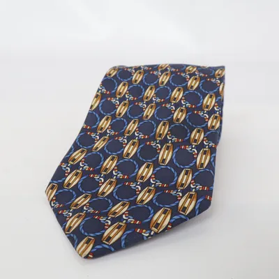 Tie (Blue, Multicolored) from Lancel Silk