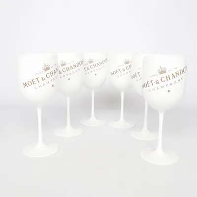 Champagneglas (Wit, Goud) van Moët & Chandon