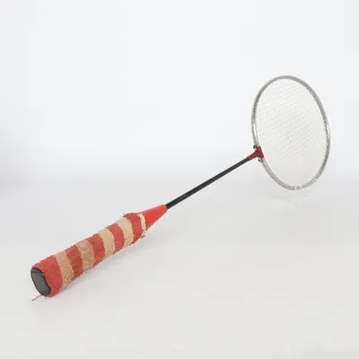 Badminton racket (Black, Red, Beige) from Carbon