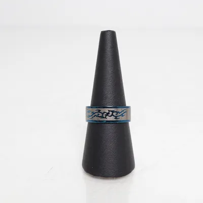 Ring (Blauw, Grijs) Onbekend materiaal