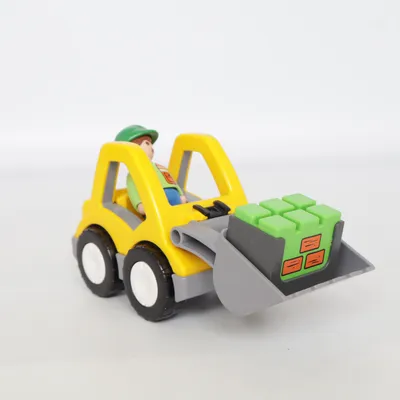 Leksaksbil (Gul, Grå, Grön) från Playmobil