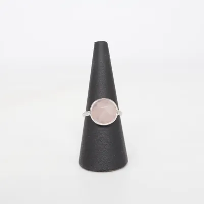 Bague (Argent, Rose) Métal inconnu