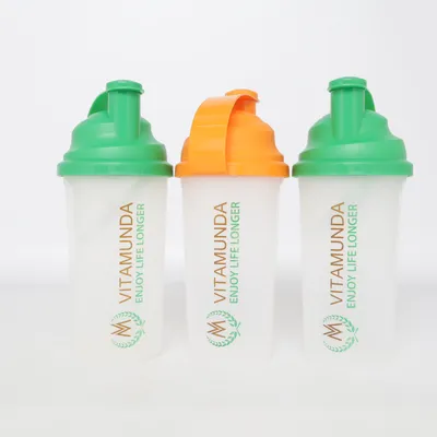 Protein shaker (Wit, Groen, Oranje) van Vitamina
