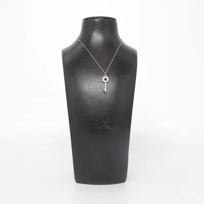 Necklace (Gold, Blue) from Swarovski Unknown metal