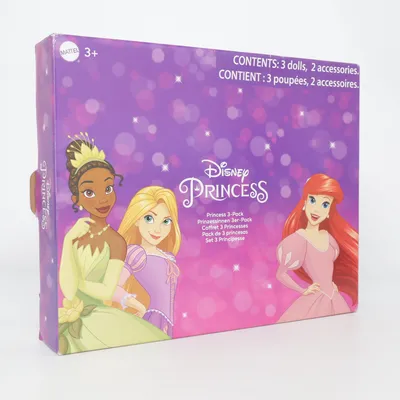 Docka (Princess 3-Pack) från Mattel