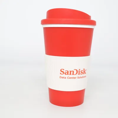Takeaway krus (Rød, Hvid) fra Sandisk